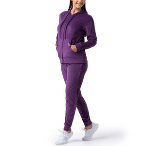 Comfortable Soft <b>Velour</b> <b>Tracksuit</b> Women Two Piece Set Hoodie And Joggers Ladies Leisure Wear Sportswear - Product Image 3
