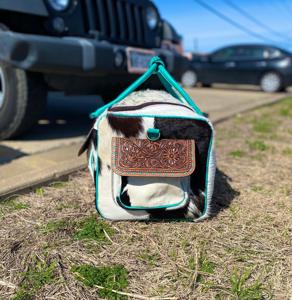 Bolsa de Viaje de Cuero Genuino de Lujo de 7 Pulgadas para Hombre y Mujer, Portátil, Resistente al Agua, Ligera, de Gran Capacidad, Deportiva, de Poliéster - Product Image 5