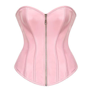 Corsé Moldeador de Cintura con Doble Refuerzo de Acero, Transpirable, Control de Abdomen, Largo, de Lona y Cuero Genuino, Último Diseño - Product Image 4