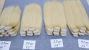 Factory Price Cuticle Aligned Vietnamese Raw Hair Natural Wave Straight Color 10A Machine Double Weft Bulk Virgin Extension - Product Image 3