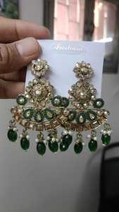 Compra elegantes pendientes indios para mujer, ideales para el uso diario, elegantes y de oficina, looks informales y geniales sin esfuerzo - Product Image 3