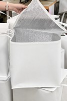 Sacs isothermes pour la livraison de gâteaux et de pâtisseries, pour coursiers, vente en gros, logo personnalisé