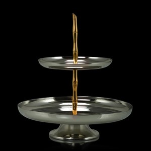 Soporte de pastel redondo de 3 niveles minimalista, plato y platos blancos, venta al por mayor, último soporte de pastel, accesorios de decoración de mesa, suministro de eventos - Product Image 1