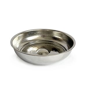 อ่างอาบน้ำทองแดงแบบตุรกี อันตาเลีย ขนาด 16-18-20 ซม. ทำด้วยมือ ของตกแต่งสำหรับอาบน้ำ อาบน้ำแบบฟิน ซาวน่า ออฟูโร - Product Image 1