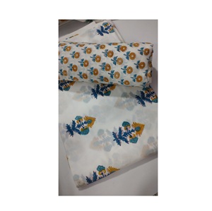 Tela de algodón ligera impresa personalizada de calidad de exportación del fabricante y proveedor indio para fundas de camisas para niños de India - Product Image 1