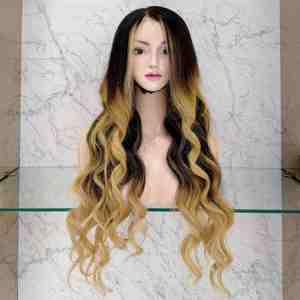 Meilleure qualité 100% vrais cheveux humains ondulés couleur HD perruques avant en dentelle perruques cheveux humains vietnamiens - Product Image 1