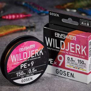 GOSEN ANSWER Wild Jerk PE x9 สายตกปลา 150-200 ม. (รุ่น: 0.5/0.6/0.8) - Product Image 5