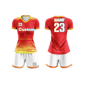 Conjuntos de Camisetas y Pantalones Cortos de Fútbol para Hombre Sublimados Personalizados al por Mayor, Uniforme de Fútbol Transpirable de Secado Rápido para Equipos - Product Image 6