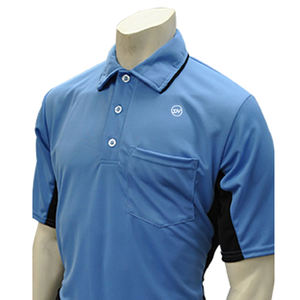 SHH 100% gestion de l'humidité Performance confort maille tissu juge-arbitre chemise assortie côtes tricot cols et poignets garnitures combinaisons - Product Image 2