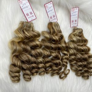 Prix usine 20 pouces Remy cheveux Wefting Machine Piano couleur corps cheveux ondulés couture trame haute qualité Extensions de cheveux humains - Product Image 6