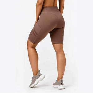 Évacuation de la transpiration Séchage rapide Respirant 74% Polyester 26% Elastane Deep Taupe Epic Bike Shorts - Product Image 2