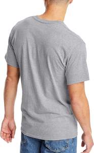 Camiseta Clásica de Algodón para Hombre, Cuello Redondo, Ligera, Transpirable, Manga Corta, Diseño Liso, Ropa Casual de Moda, Proveedor de Pedidos al por Mayor - Product Image 2