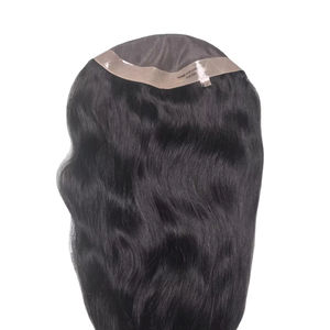 Base mono pour femmes avec style vague profonde et vague naturelle, cheveux Remy, technique monofilament, Taz Hair Bangladesh, cheveux indiens, base en dentelle PU - Product Image 2