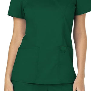 Uniformes de spa de salon avec logo personnalisé imprimé 100% coton uniforme de spa d'esthéticienne à bas quantité minimale de commande pour femmes meilleure vente - Product Image 5