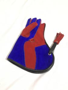 Guantes de Cetrería de Cuero Duradero para Aves Depredadoras, Guantes de Seguridad Profesionales para el Manejo y Entrenamiento de Raptor - Product Image 3