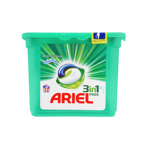 Pour Ariel 3-en-1 dosettes de détergent à lessive forme solide à dissolution rapide pour les blancs et les couleurs feuilles vêtements propres et frais - Product Image 5