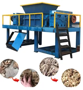 Máquina trituradora de maíz de coco de tablero de astilladora de madera de papel de desecho grande de buena calidad