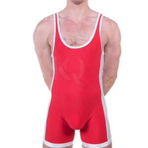 Wrestling <b>Singlets</b> <b>for</b> <b>Men</b> Casual Comfortable Fit Lightweight 100% Polyester Fabric Training Practice Gym Workout Competition - Product Image 6