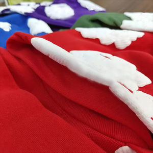 Sweat-shirt à capuche pour homme en polyester/coton de haute qualité, imprimé en relief, avec poche, streetwear, pour l'hiver - Product Image 6