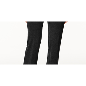 Pantaloni Alfani da Donna Neri a Gamba Larga con Finiture in Ecopelle Vita Alta Taglia XL - Antirughe e Traspiranti - Product Image 3