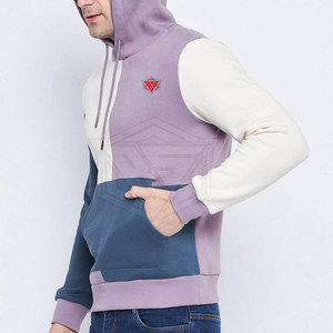 Sudaderas con Bloques de Color y Logotipo Personalizado de Alta Calidad para Hombre, Talla Grande, Nuevo Modelo - Product Image 4