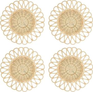 Best Theme Design Rounded Tableware Decorative <b>Placemat</b> Glass <b>Beads</b> Place Mat for Parties and Other Functions - Product Image 4