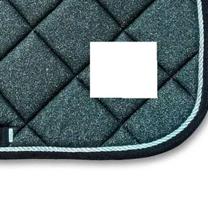 Almohadilla de satén con doble ribete y diseño personalizado para competición ecuestre con forro de secado rápido - Product Image 6