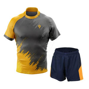 Bajo MOQ Último diseño Uniforme de rugby Transpirable Ropa deportiva al aire libre Uniforme de Rugby para unisex - Product Image 1