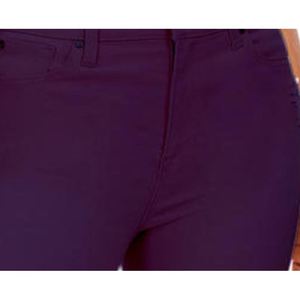 Jeans Skinny Rosa a Vita Alta da Donna, Taglia 11, in Denim Traspirante Elasticizzato, Casual, con Lavaggio Distressed - Product Image 2