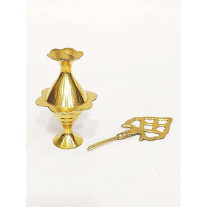 Vente chaude Laiton Surma Dani Titulaire Kajal Surma Présentant Belle Vanité Décor Surma Dani Laiton Indien Artisanat Titulaire Décor - Product Image 1