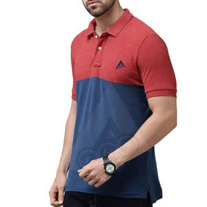 Nouvelle Collection 2023-24 : T-shirt Col Roulé Uni Personnalisé pour Homme – Qualité Supérieure, Séchage Rapide, Polyester/Coton – Idéal pour l'Été et la Mode Décontractée (Vente en Gros) - Product Image 1