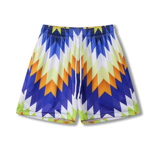 Custom Logo High Quality Printed Polyester Sublimation Basketball <b>5</b> <b>Inch</b> <b>Inseam</b> Double Layer <b>Men</b> Custom Mesh <b>Shorts</b> for <b>men</b> - Product Image 3