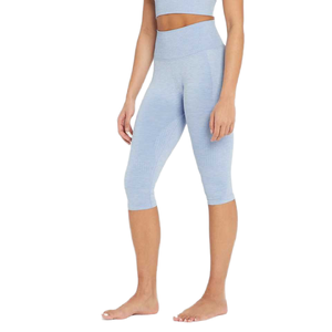 Leggings capri de gym pour femmes, pantalon de yoga taille haute pour l'entraînement et l'entraînement, tissu souple et respirant, coupe confortable - Product Image 1