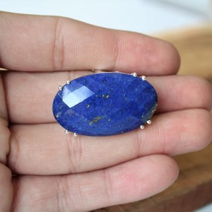 Handmade Designer Vintage <b>Ring</b> Blue <b>Lapis</b> <b>Lazuli</b> 925 Sterling Silver Gemstone Unique Jewelry Gift for Her - Product Image 4