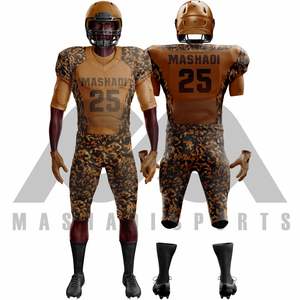 Uniformes de fútbol americano con textura de camuflaje bordada sublimada, poliéster Spandex, uniforme de fútbol estirable, Mini paquete - Product Image 2