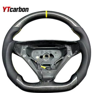 Accessoires intérieurs de voiture YTcarbon, style racing, <span class=keywords><strong>volant</strong></span> entièrement en cuir pour C-CLASS <span class=keywords><strong>W203</strong></span> SLK-CLASS R171 - Product Image 4