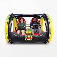 Voiture électrique pour enfants à commande par code QR, pivotante à 360 degrés, équipement de divertissement pour centres commerciaux et parcs d'attractions