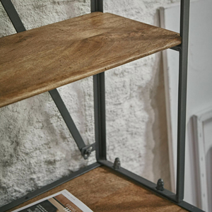 2025 nueva estantería estantes de exhibición estante gabinetes de sala de estar modernos con muebles de madera maciza y estante de libros para uso en decoración del hogar - Product Image 6