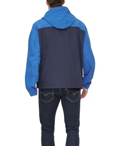 OEM Premium Quality Design Customized Full Zip <b>Pullover</b> Fishing Casual Coated Canvas Waterproof <b>Men</b> Windbreaker <b>Jackets</b> - Product Image 3