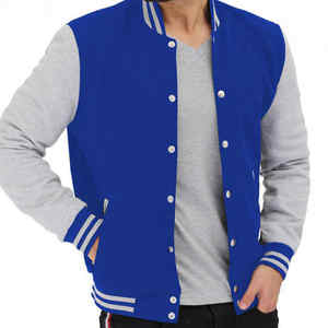 Venta al por mayor de la mejor calidad de la venta de chaqueta de estilo fresco de gran tamaño transpirable logotipo personalizado OEM servicio Varsity chaquetas - Product Image 5