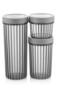 Recipientes de Almacenamiento de Cocina Multiusos de Estilo Bohemio, Apilables y Herméticos para Preparación de Comidas, Restos de Comida y Organización de Despensa - Product Image 5