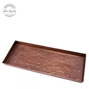 Elegant Glass Serving Tray with <b>Gold</b> <b>Trim</b> Leaf-Shaped Design Ideal for Fruits Snacks or Desserts - Product Image 5