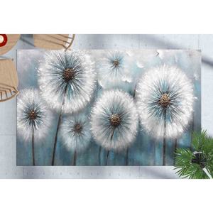 พรมพิมพ์ลาย - ลายดอกแดนดิไลออนทันสมัย กันลื่น ตกแต่งสไตล์พฤกษศาสตร์ พร้อมพรมขนนุ่ม - Product Image 3