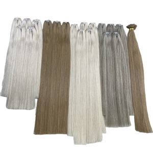 Vente chaude de haute qualité Super longue blonde brune os droit Remy Extensions de cheveux génie du Vietnam trame faisceau de cheveux bruts - Product Image 1