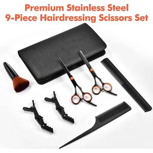 Tijeras para cortar cabello, tijeras profesionales para cortar cabello, tijeras de adelgazamiento, peine para adelgazamiento del cabello, juego de tijeras de peluquería - Product Image 5