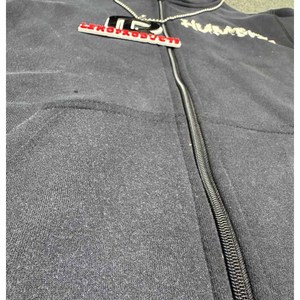 เสื้อฮู้ดผ้าฝ้ายฟอกสีกรดสำหรับผู้ชายเสื้อมีฮู้ดผ้าซักแบบโอเวอร์ไซส์พิมพ์ลายโลโก้แบบกำหนดเอง - Product Image 3