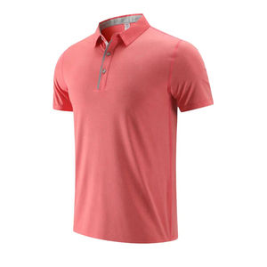 T-Shirt Homme Grande Taille Personnalisé Polo Polyester à Séchage Rapide Vêtement Décontracté Uni Solide Tricoté Comprimé Logo Personnalisé Imprimé - Product Image 2