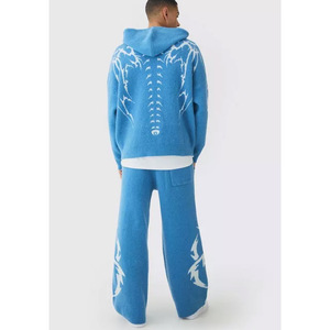 Survêtement Automne Hiver Hommes Nouveau Design Motif Solide Tendance Grande Taille Prix de Gros - Product Image 1
