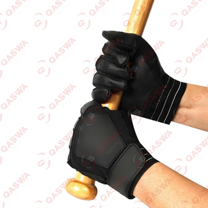 Durable Breathable Non Slip Grip Baseball & <b>Softball</b> Batting Gloves In White Color For Youth & Adult Players - Product Image 6