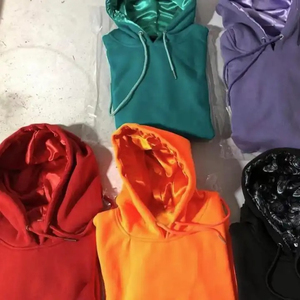High Quality Lined Hood Hoodie Sweatshirt Heavyweight <b>Pullover</b> <b>Men</b> Satin Lined Hoodie with Satin Lining Hoodies Oem Custom Silk - Product Image 4